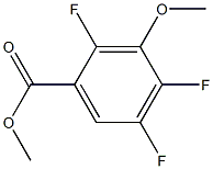 Methyl 3-methoxy-2,4,5-trifluorobenzoate Struktur