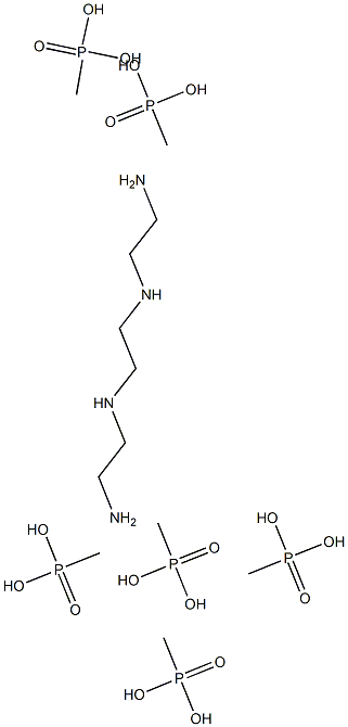 Triethylenetetramine hexamethylphosphonic acid Struktur