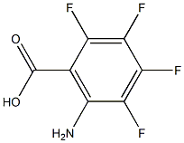 2,3,4,5-tetrafluoro-6-aminobenzoic acid Struktur