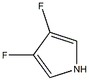 3,4-Difluoropyrrole Struktur