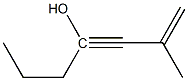 6-METHYL-6-HEPTEN-4-YN-4-OL Struktur