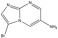 3-BROMOIMIDAZO[1,2-A]PYRIMIDIN-6-AMINE Struktur