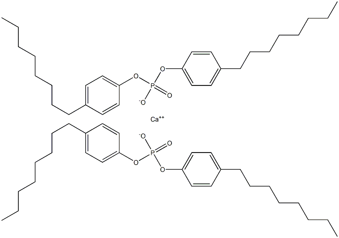 Bis(4-n-octylphenyl)phosphate,calciumsalt Struktur