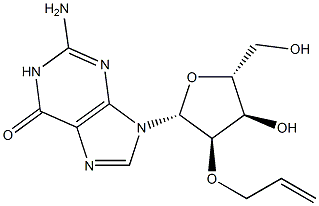 2'-O-Allyl-D-guanosine Struktur