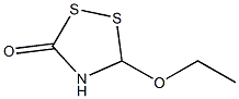 3-Ethoxy-1,2,4-dithiazolidine-5-one Struktur