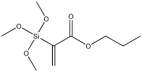 TRIMETHOXYSILYL PROPYL ACRYLATE Struktur