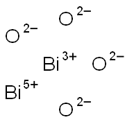 BISMUTH OXIDE (BISMUTH TRIOXIDE) Struktur