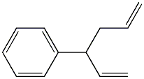 (1-Vinyl-3-butenyl)benzene. Struktur