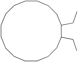 Cyclohexadecane, 1,2-diethyl- Struktur