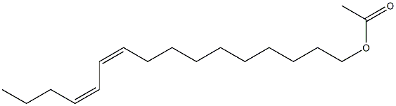 Z,Z-10,12-Hexadecadien-1-ol acetate Struktur