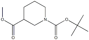 Methyl 1-Boc-Piperidine-3-Carboxylate Struktur