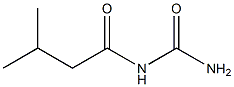 (3-methylbutyryl)urea Struktur