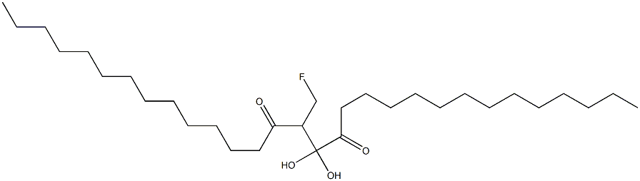 1,2-dimyristoyl-3-fluoropropanediol Struktur