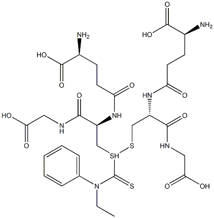 S-(N-phenylethylthiocarbamoyl)glutathione Struktur