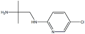 2-((5-chloro-2-pyridinyl)amino)-1,1-dimethyl-ethylamine Struktur