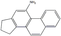 11-amino-16,17-dihydro-15H-cyclopenta(a)phenanthrene Struktur