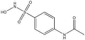 N-hydroxy-4-acetylaminophenylsulfonamide Struktur