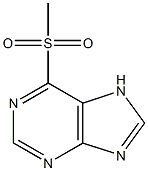 6-methylsulfonylpurine Struktur