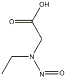 N-ethyl-N-carboxymethyl-nitrosamine Struktur