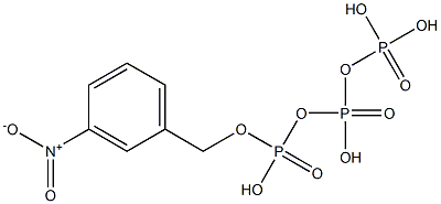 m-nitrobenzyl triphosphate Struktur