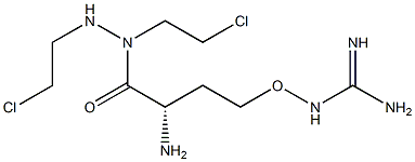 canavanine-bis-(2-chloroethyl)hydrazide Struktur