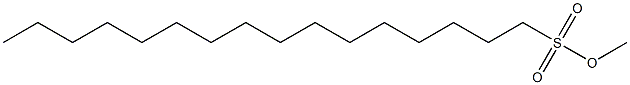 methyl hexadecane sulfonate Struktur