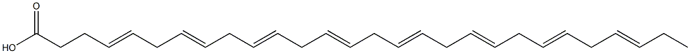 4,7,10,13,16,19,22,25-octacosaoctaenoic acid Struktur