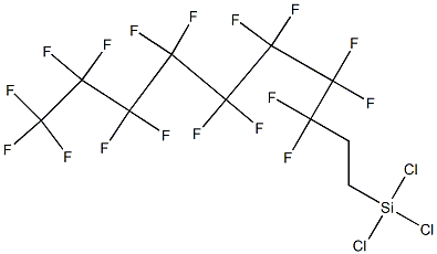 (2-(perfluorooctyl)ethyl)trichlorosilane Struktur