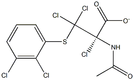 PENTACHLOROPHENYLMERCAPTURATE Struktur