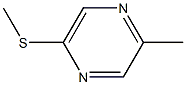 5-(METHYLTHIO)-2-METHYLPYRAZINE Struktur