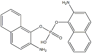 BIS(2-AMINO-1-NAPHTHYL)PHOSPHATE Struktur