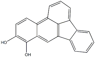 BENZO[B]FLUOROANTHENE-9,10-DIOL Struktur