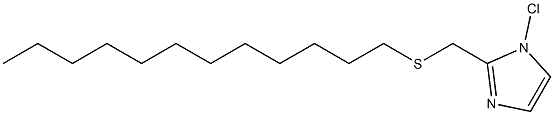 DODECYLTHIOMETHYLIMIDAZOLECHLORIDE Struktur