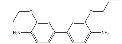 3,3'-DIPROPOXYBENZIDINE Struktur