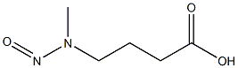 BUTYRICACID,4-(METHYLNITROSOAMINO)- Struktur