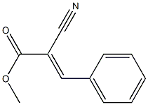 METHYL2-CYANO-3-PHENYLACRYLATE Struktur