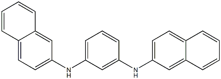 N,N'-DI-BETA-NAPHTHYL-4-PHENYLENEDIAMINE Struktur