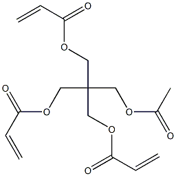 PENTAERYTHRITOLTRIACRYLATEACETATE Struktur