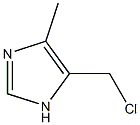 5-CHLOROMETHYL-4-METHYLIMIDAZOLE Struktur