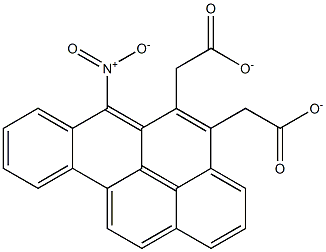 6-NITROBENZO(A)PYRENE-CIS-4,5-DIACETATE Struktur