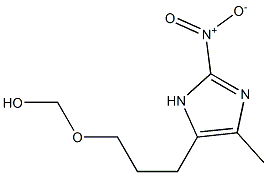 (HYDROXYMETHOXYPROPYL)METHYLNITROIMIDAZOLE Struktur