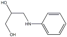 3-(PHENYLAMINO)PROPANE-1,2-DIOL Struktur