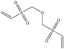 1,1'-(OXYBIS(METHYLENESULPHONYL))BISETHENE Struktur