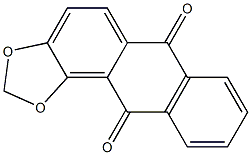 1,2-METHYLENEDIOXYANTHRAQUINONE Struktur