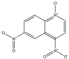 6-NITRO-4-NITROQUINOLINE-1-OXIDE Struktur