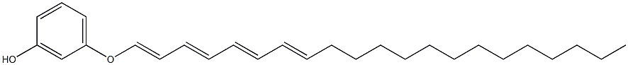 5-HENEICOSATETRAENYLRESORCINOL Struktur