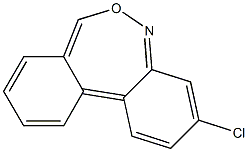 3-CHLORODIBENZOXAZEPINE Struktur