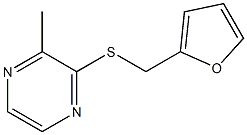 2-METHYL-3-FURFURYLTHIOPYRAZINE Struktur