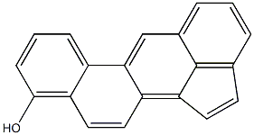 10-HYDROXY-BENZ(J)ACEANTHRYLENE Struktur