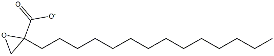 2-TETRADECYLGLYCIDATE Struktur